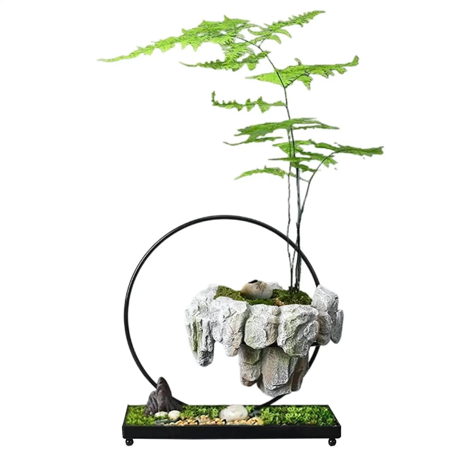 Floating Planter 360 Degree Rotating Levitating Display Rack Magnetic