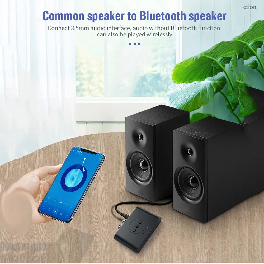 5.0 NFC Bluetooth-Compatible Audio Receiver Car Hands-free NFC B21 Adapter Receiver for Amplifier Support U Disk Music Playback Zpaxo