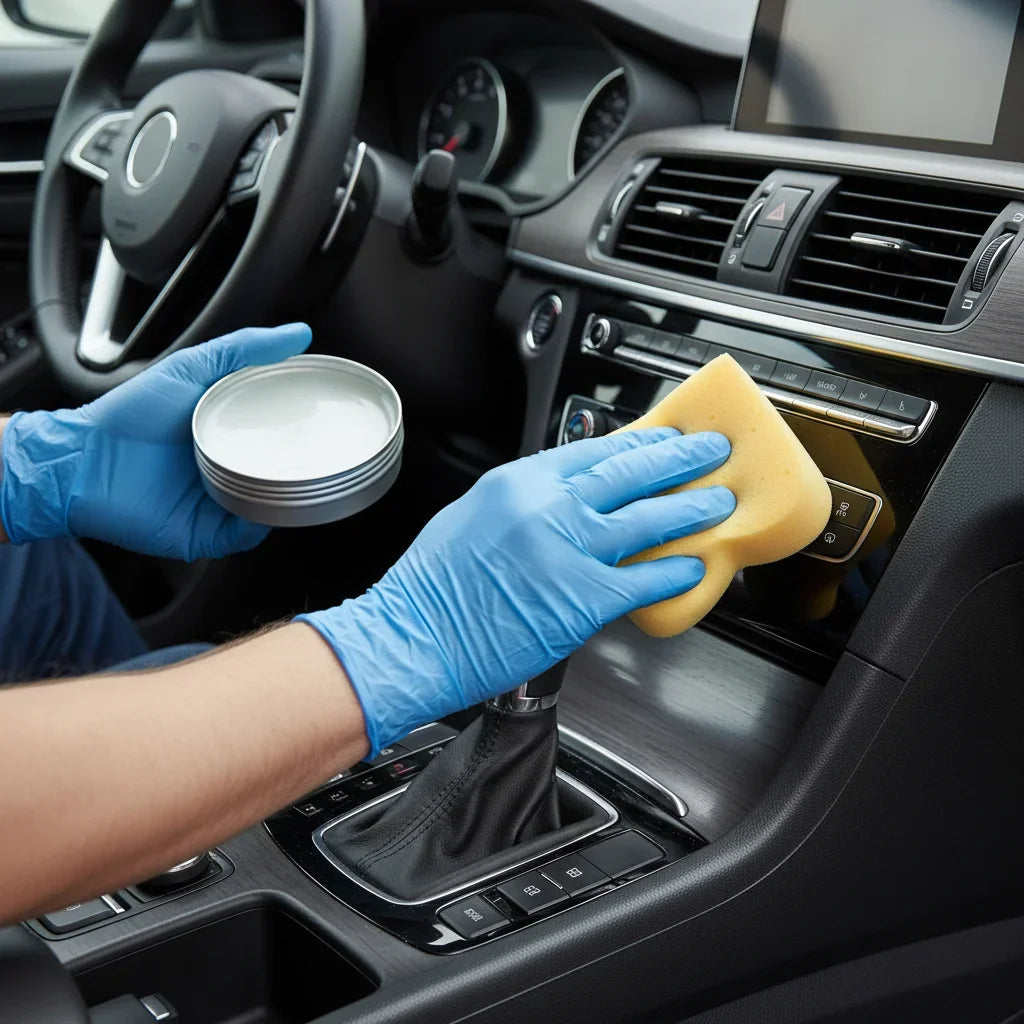 Professional Car Leather Cleaning Cream Seat Maintenance Care Oil Leather Restoration Cream Leather Sofa Car Interior Polishing Zpaxo