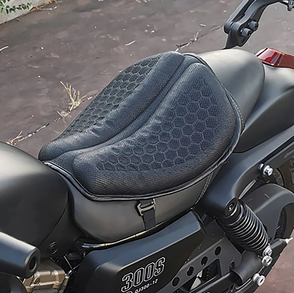 Motorcycle Inflatable 3D Air Seat Cushion – Anti-Slip Ride Pad