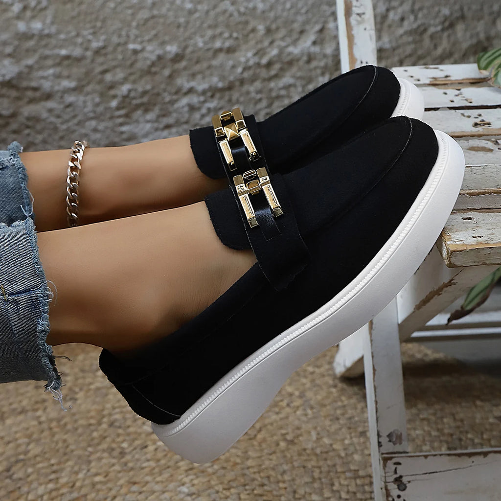 Women Loafers Casual Comfortable Platform Shoes Femme 2025 New Trend Spring Autumn Shoes Ladies Walking Non Slip Sneakers Women Zpaxo