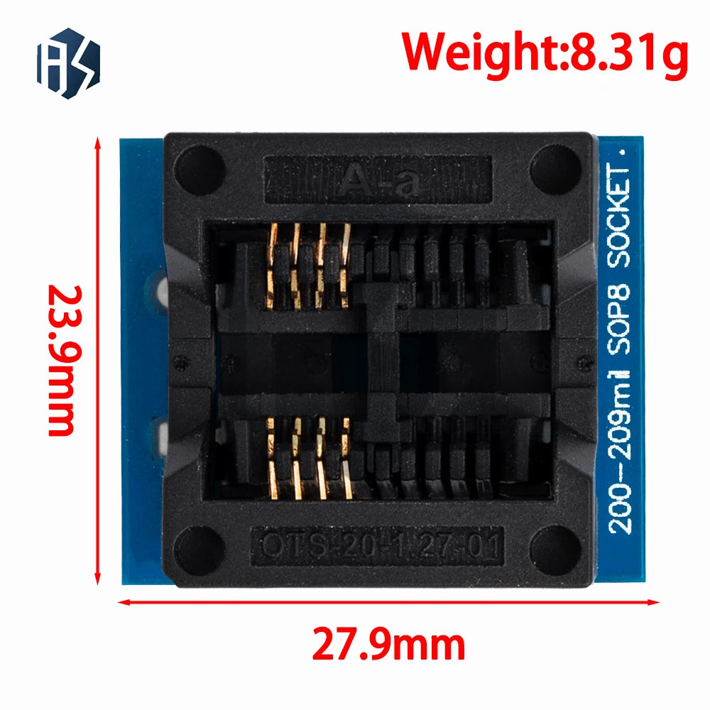 SOP8/SOP14/SOP16/SOP20/SOP28/TSSOP8/TSSOP16/TSSOP20/TSSOP28 TO DIP programmer adapter socket 150MIL 208MIL 300MIL 173MIL DIP8 28 Zpaxo
