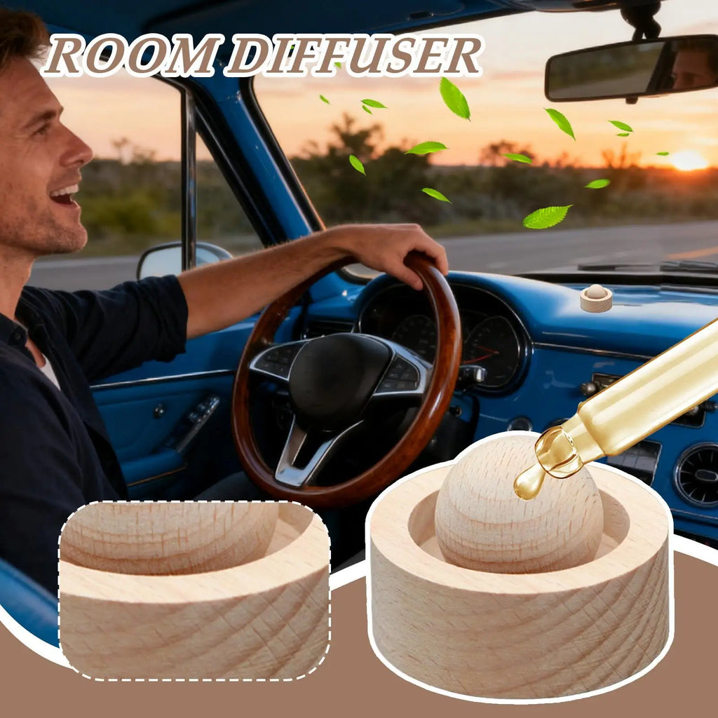 Diffuser Wood Air Purification Tabletop Decor Bedroom Scent Office