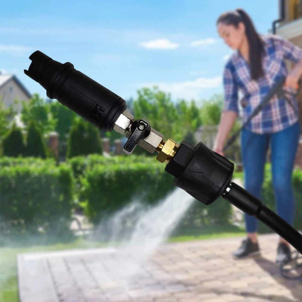 High Pressure Washer Nozzle with Safe Lock Angle Adjustable Washer Nozzle Duckbill Water Gun Sprayer for Car Washing Zpaxo