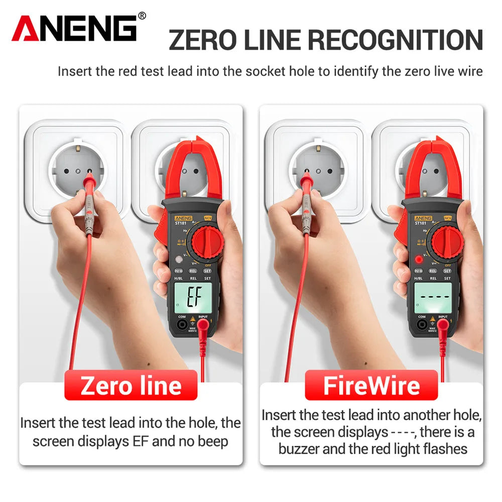 ANENG ST181 Clamp Meter AC Current Professional Multimeter Voltage