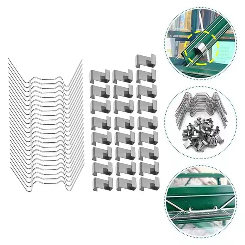 Garden Glass Glazing Clips Stainless Steel W Z Overlap Brackets Mini Zpaxo