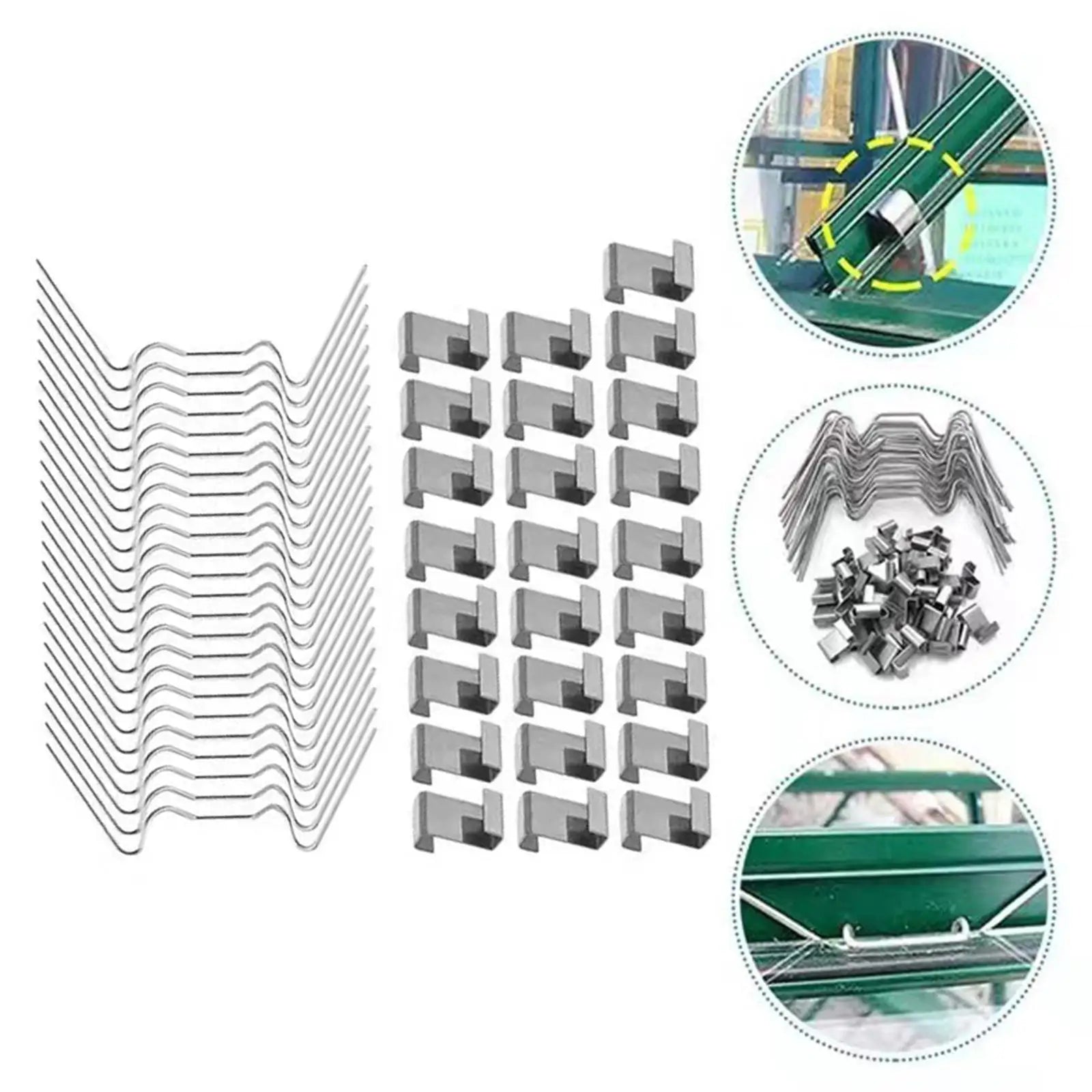Garden Glass Glazing Clips Stainless Steel W Z Overlap Brackets Mini Zpaxo