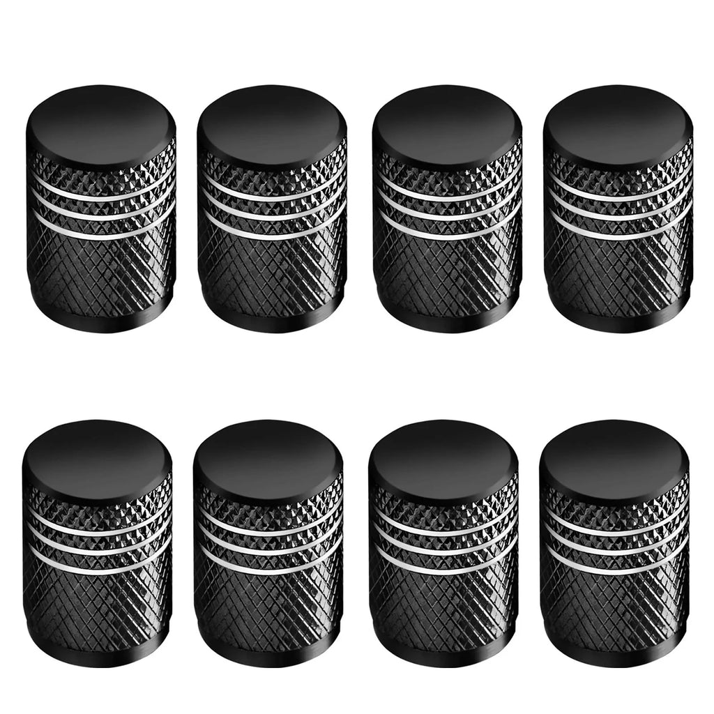 Metal Tire Valve Stem Caps 4 Pack – Leak-Proof, Car & Motorcycle