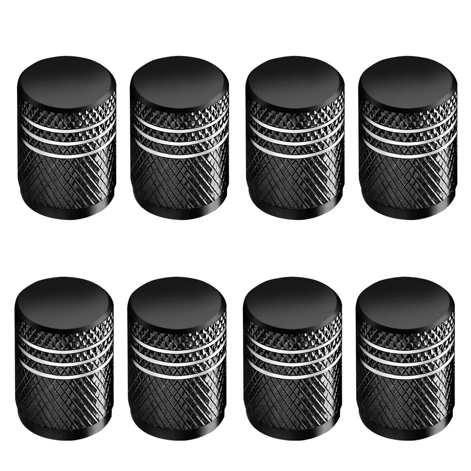 Metal Tire Valve Stem Caps 4 Pack – Leak-Proof, Car & Motorcycle