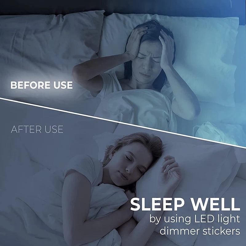 1 Sheet LED Dimming Stickers Blackout Decals 50-100 Shading Rate Cars