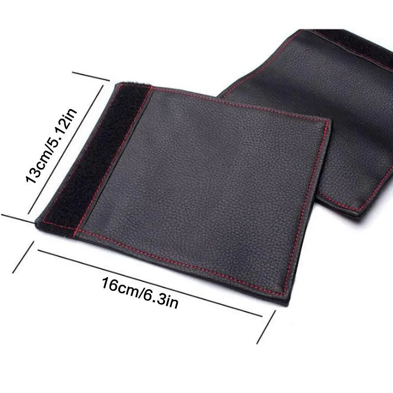 2-Pack PU Leather Car Door Inner Handle Covers | Interior Upgrade