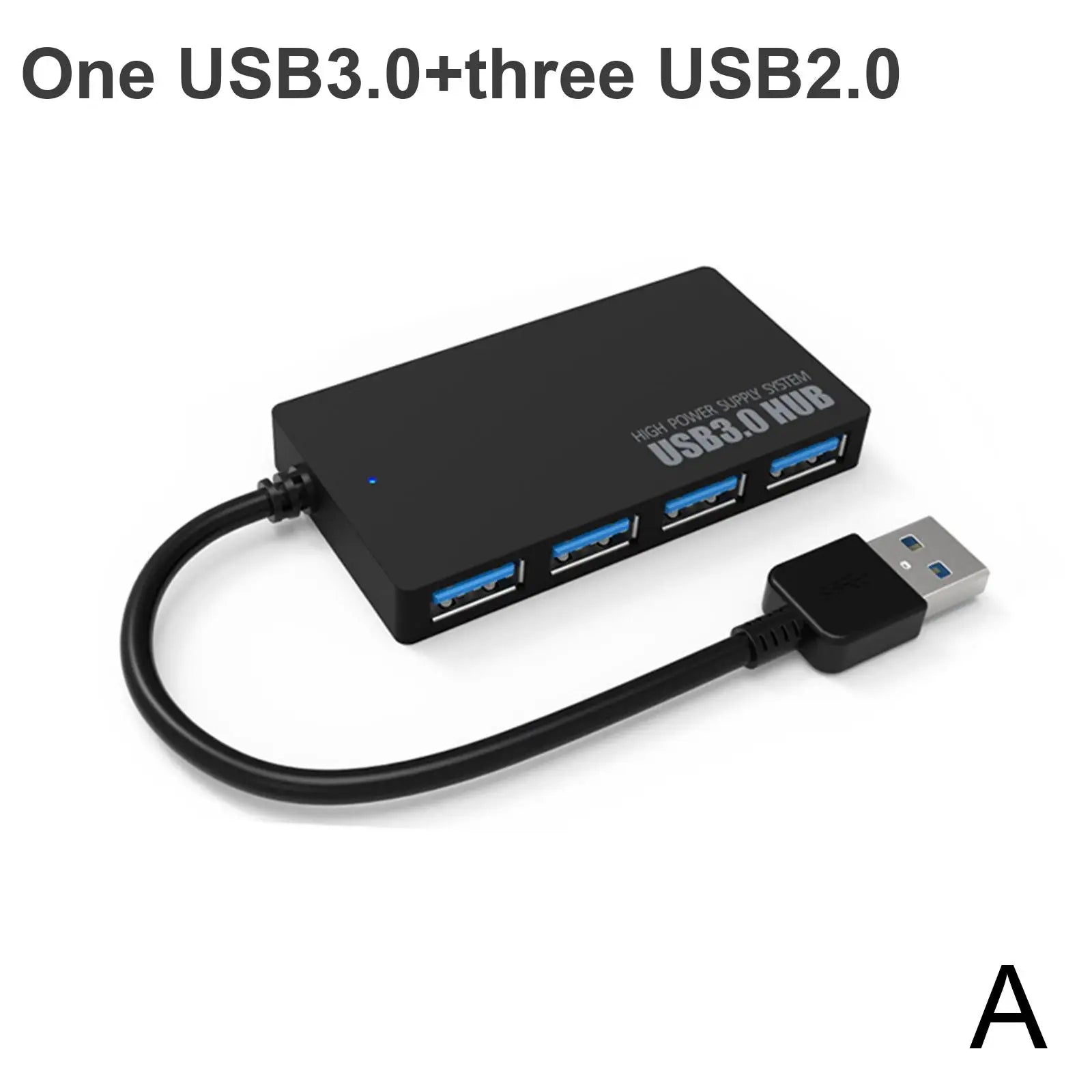 4-Port USB 3.0 Hub Splitter – 5Gbps High-Speed Port Expander USB Hub Zpaxo usb China