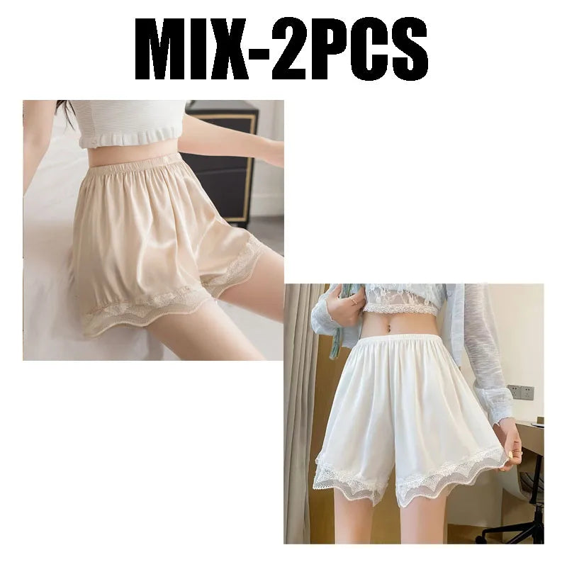 Women's Trim Anti-exposure Shorts Non-rolling Ultra-thin Summer Sleep