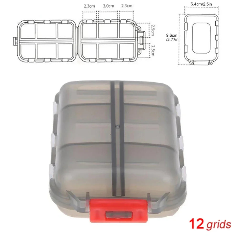 Tcare Portable Pill Case Folding Medicine Drugs Pills Capsule Tablet