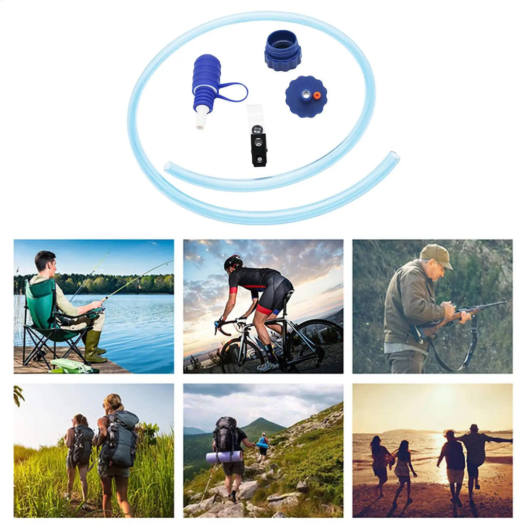 Water Bottle Drinking Tube Hydration System Backpack Hose Bladder