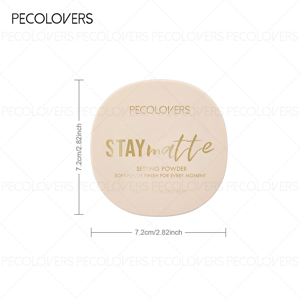 1PC Pressed Powder Foundation, Waterproof, Matte Finish, Full Coverage, Non-Sticky, for All Skin Types, Light to Medium Tone Zpaxo
