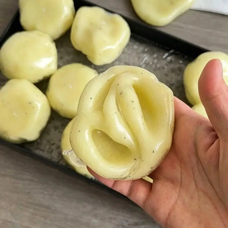 Mashed Potato Squeeze Ball – Sensory Fidget Toy with Sound