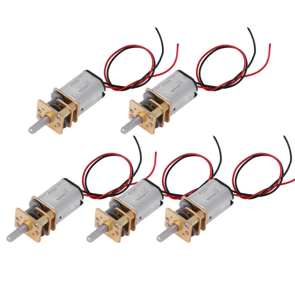 DC 3V-6V 60RPM Slow Speed Micro Mini N20 Full Metal Gearbox Gear