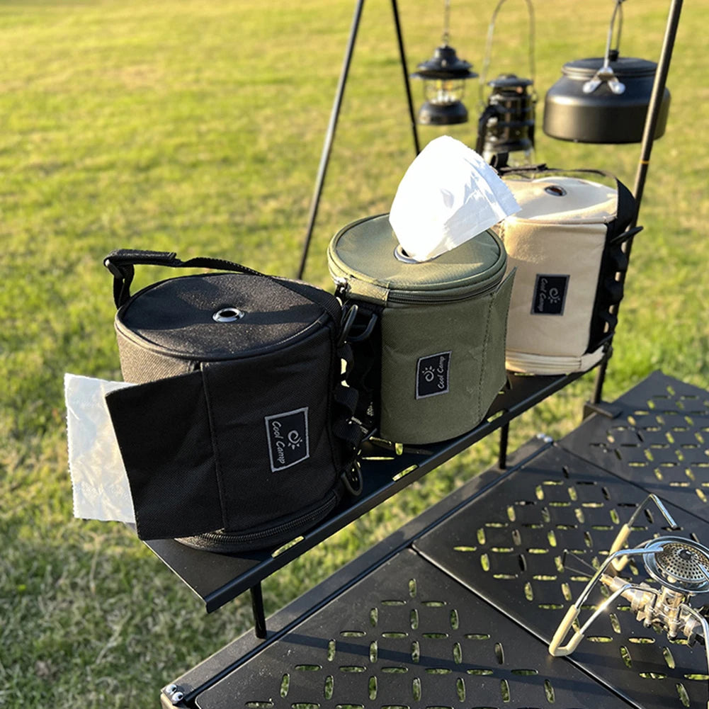 Outdoor Camping Tissue Case Hook Hanging Napkin Holder Toilet Paper Zpaxo