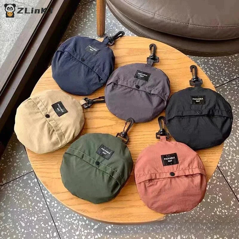 ▶1Pcs Summer Sun Protection Waterproof Fisherman Hat Bucket Camping Hiking Mountaineering Cap Foldable Storage Bag Zpaxo