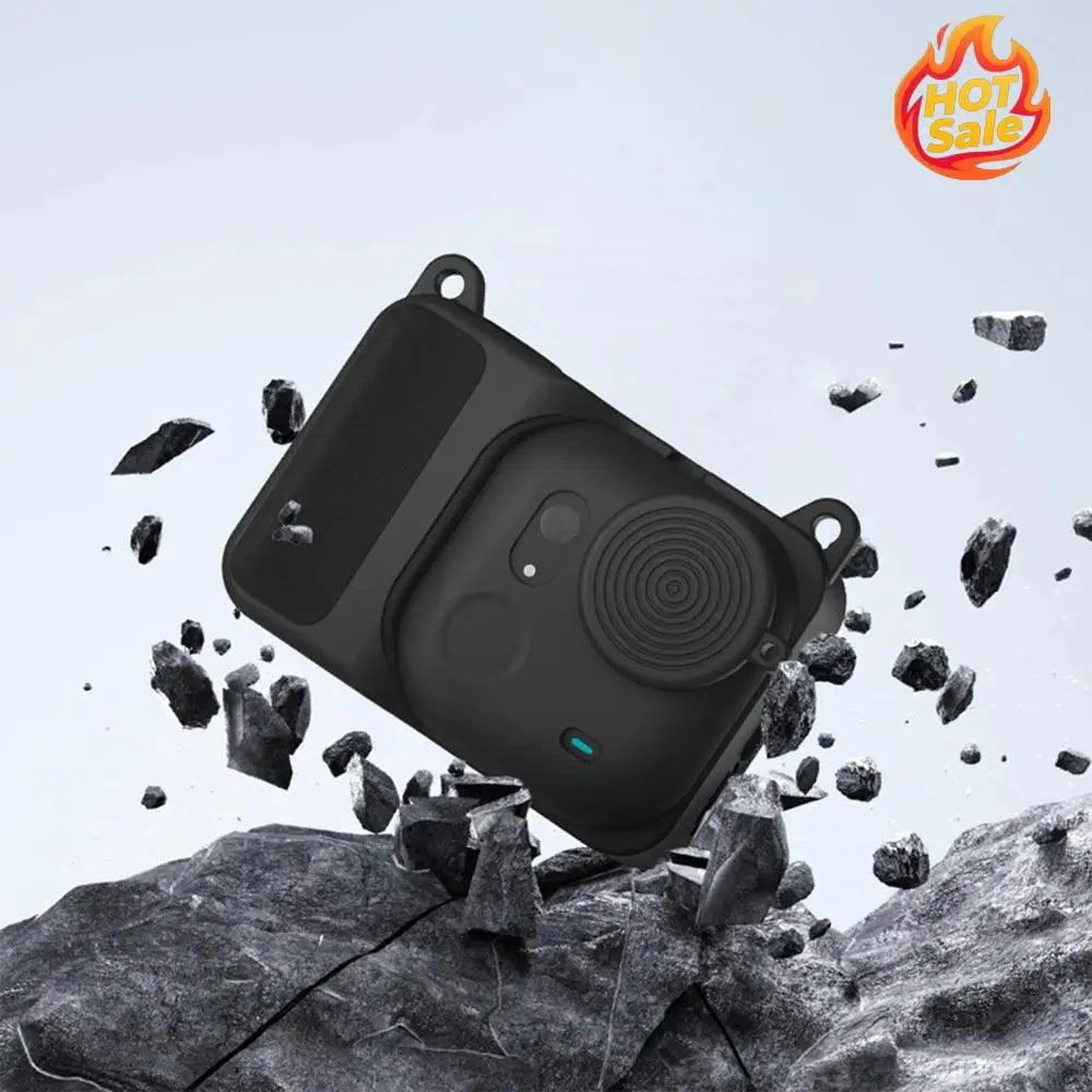 Protective Cover with Lens Cover & Anti-Loss Wrist Strap Portable Protective Sleeve for GO Ultra Accessories Zpaxo