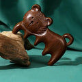 Sandalwood Body Meridian Massage Comb Wide Tooth Animal Shaped Wood Zpaxo 3
