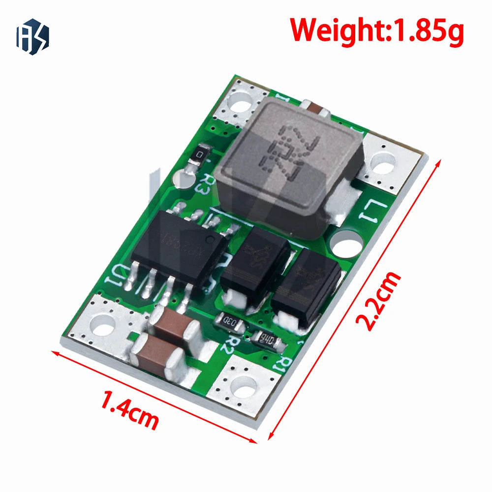 1PC Adjustable DC-DC Boost Converter Module (5V-12V Output) - 3A Max Current for Fast Charging Projects Zpaxo
