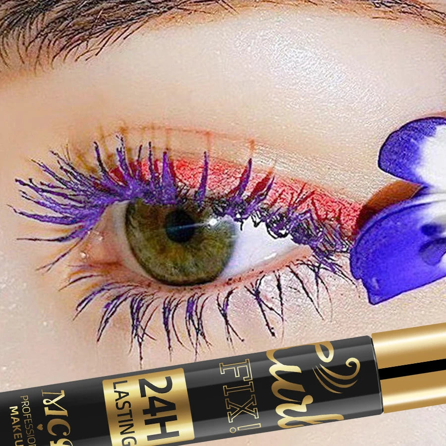 Colorful Curling Mascara Waterproof Fast Drying Eyelashes Extension