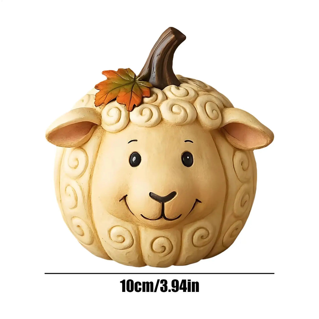 Pumpkins Decorating Fall Pumpkin Decor Animal Cute Figurines Resin