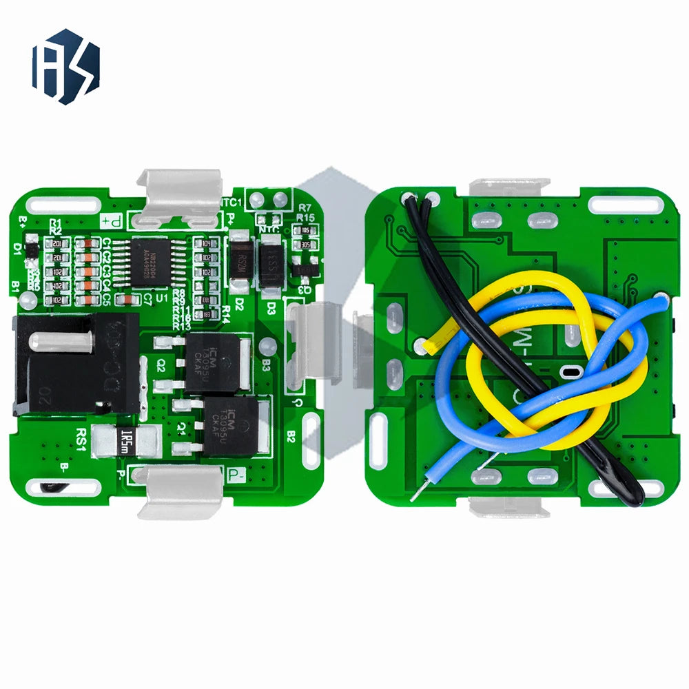 4S 14A 2-MOS BMS Board 14 4V 16 8V Overcharge Protection 18650 Zpaxo