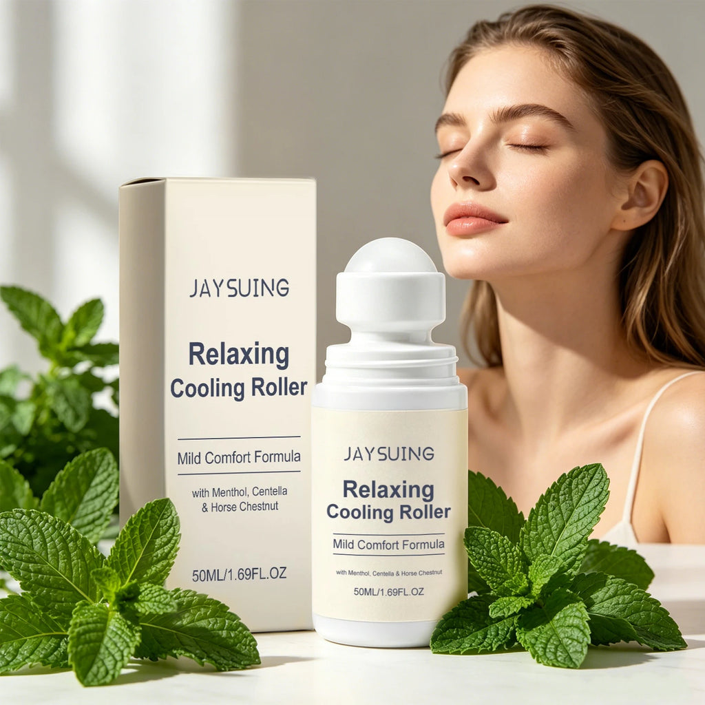 Centella Asiatica Cooling Roll-On Serum | Calm & Depuff Skin Cooling Skin Serum Roller Zpaxo