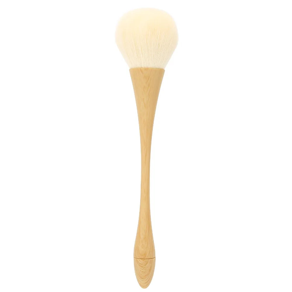 Nylon Hair Nail Dust Brush Wooden Handle Soft Fluffy Removal Cleaning Zpaxo