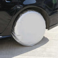 Waterproof Universal Wheel Tire Covers UV Sun Protector Full Wrapped Zpaxo Silver