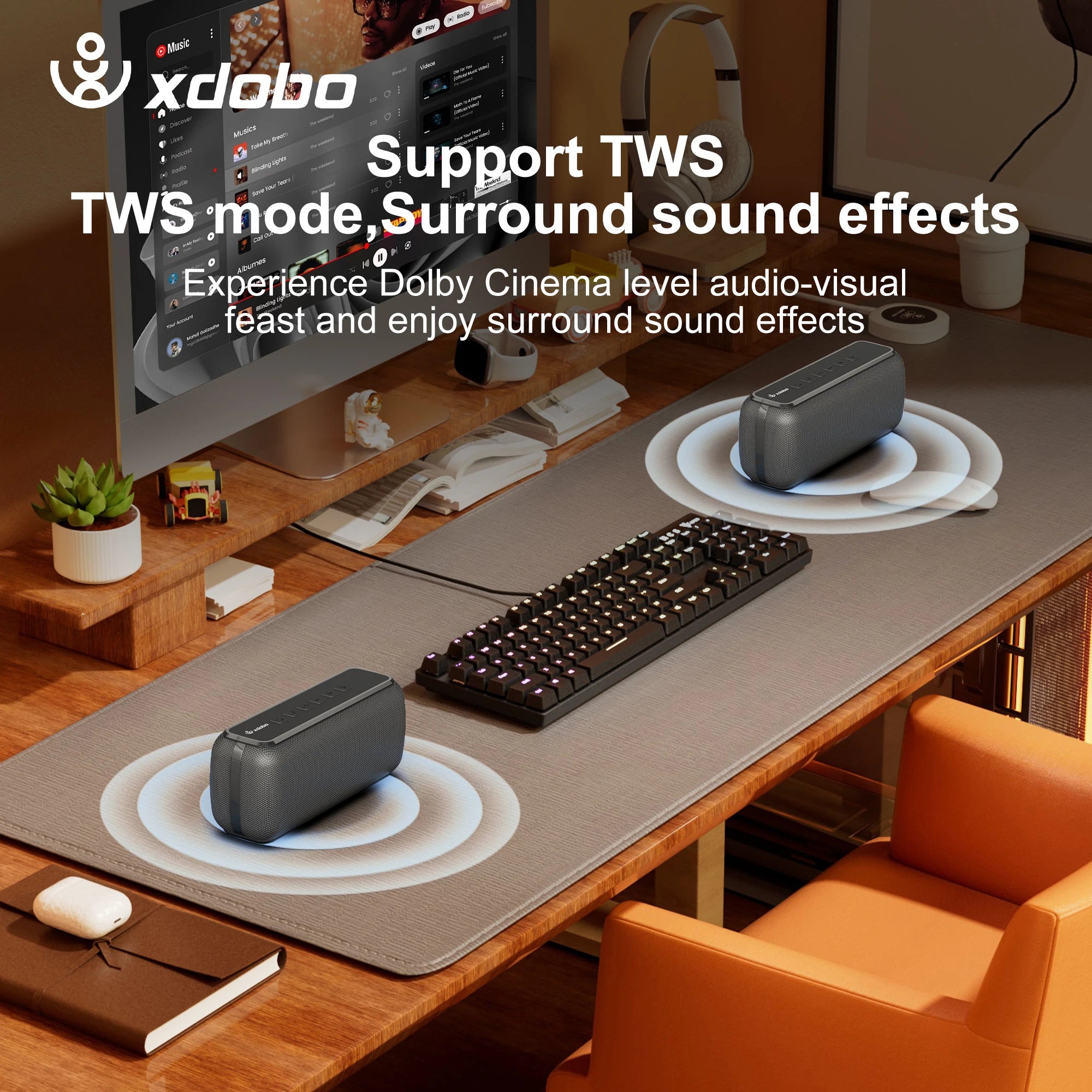 XDOBO Bluetooth Speaker Wireless 60W Power Subwoofer X8 II Deep Bass Zpaxo