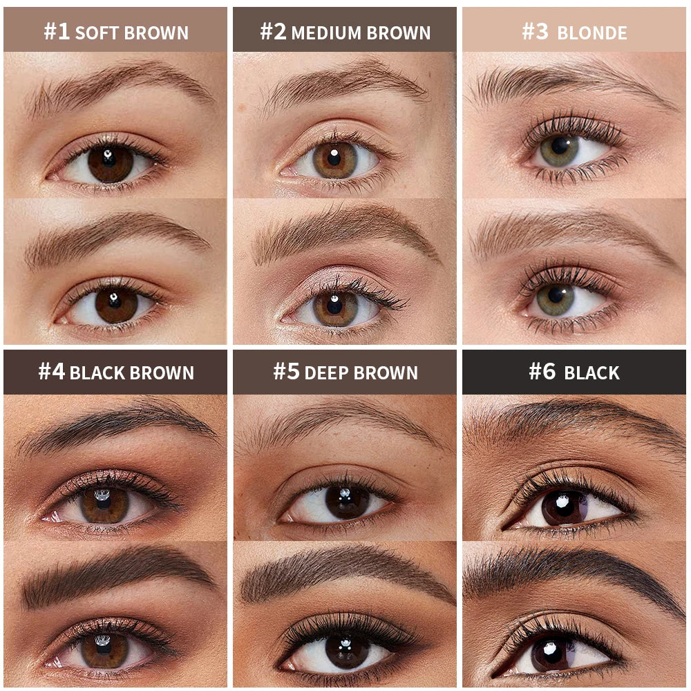 Superfluff Volumizing Brow Mousse Tint for Eyebrows Tinted Brow Gel Brown Long Lasting Waterproof Eyebrow Tattoo Dye Cosmetics Zpaxo