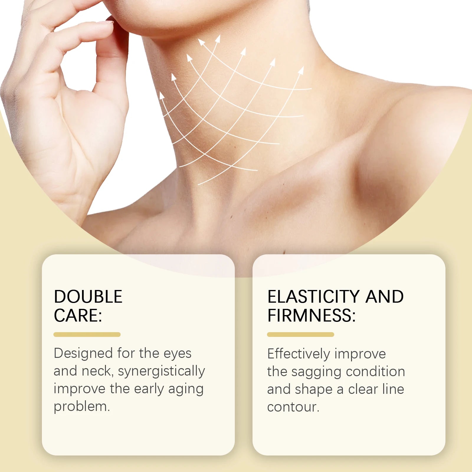 Hoygi AH-8 Firming Neck Cream & Electric Eye Cream Set Anti-Aging Skincare Set Zpaxo