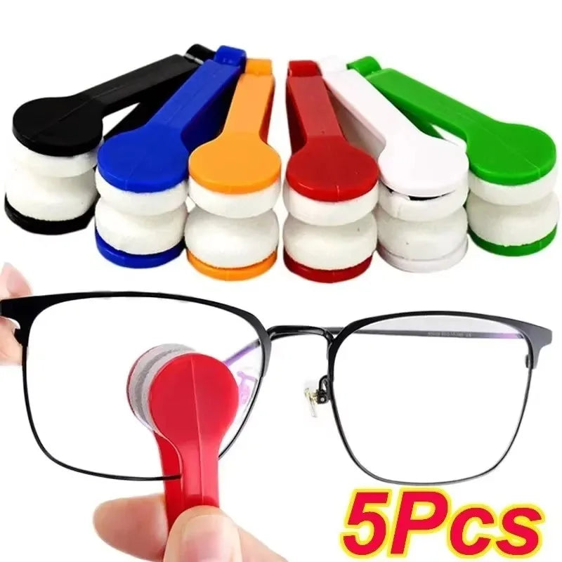 Mini Microfiber Glasses Cleaning Brush – 1/2/5 Pack