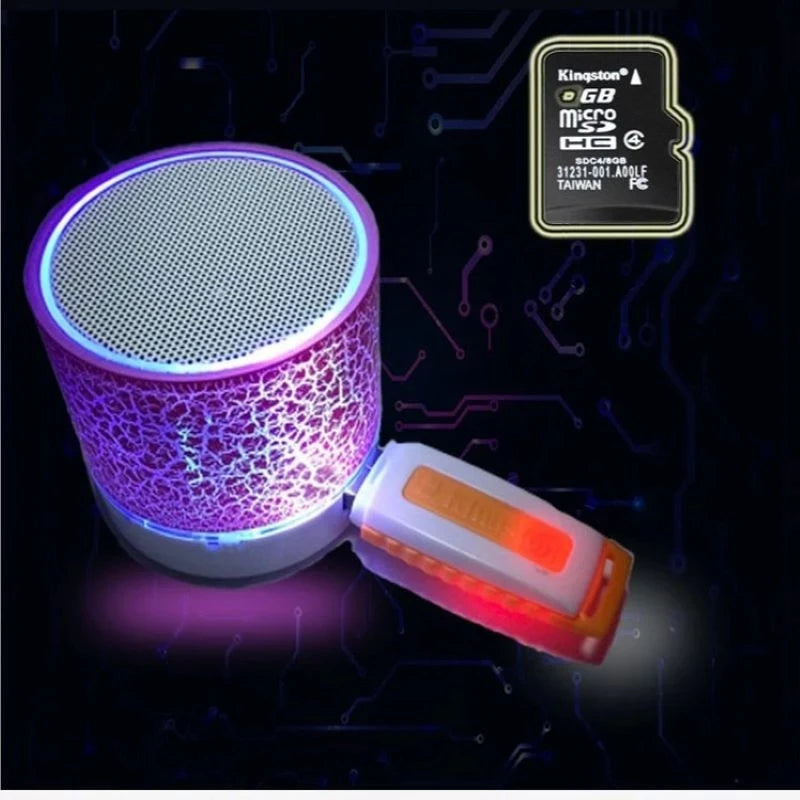 AyeBeau A9 Mini Portable Bluetooth Speaker – HiFi & LED Portable Bluetooth Speaker Zpaxo