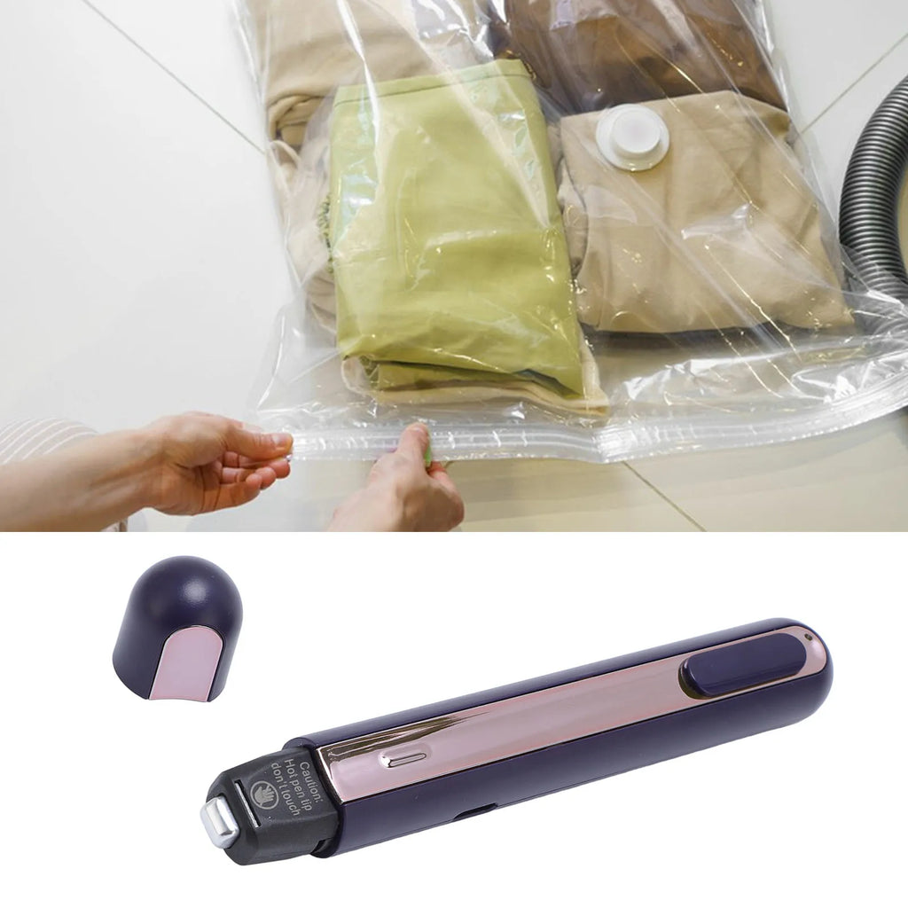 Mini Heat Press Identity Theft Protective Pen Food Bag Sealer Quick