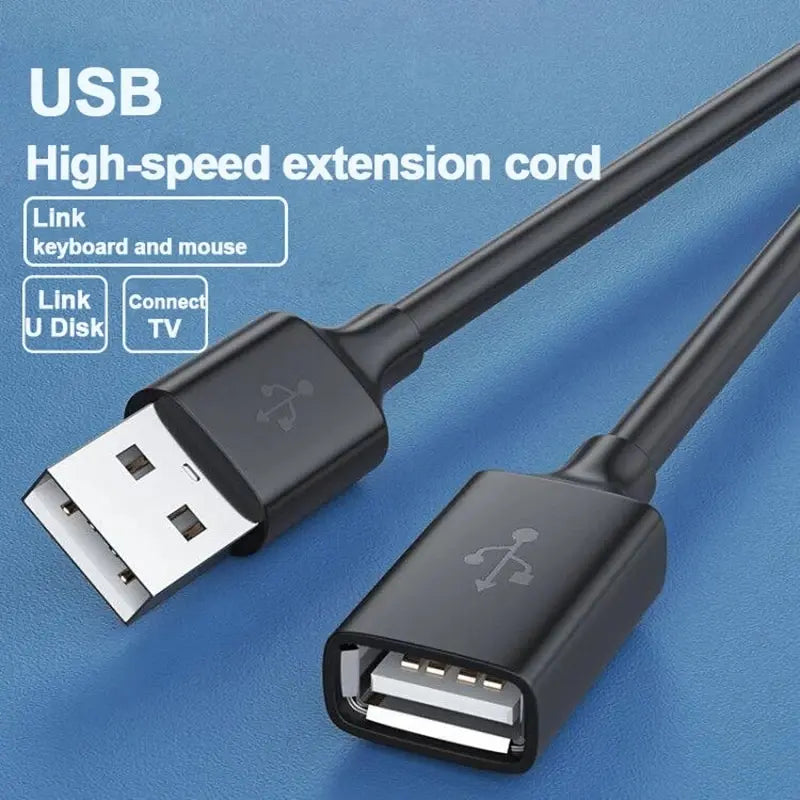 USB Extension Cable 2 0 Male Female Data Suitable TV Mobile Hard Disk Zpaxo