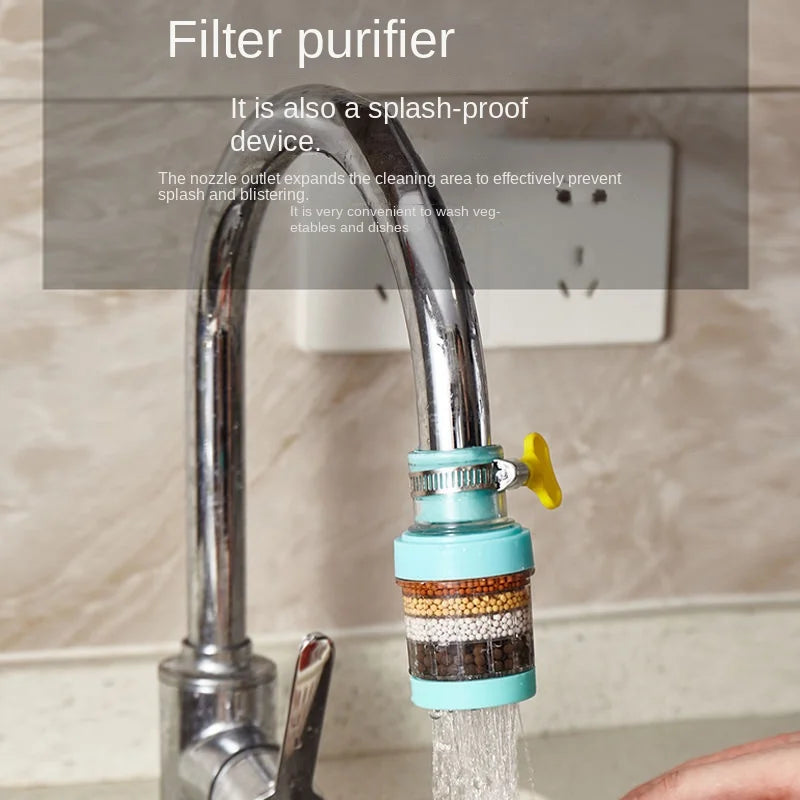 Faucet Filter Kitchen Household Water Purification Tool Six-layer