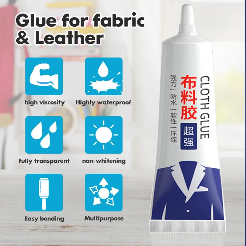 Fabric Sewing Adhesives Quick Drying Clear Glue Strong Repair