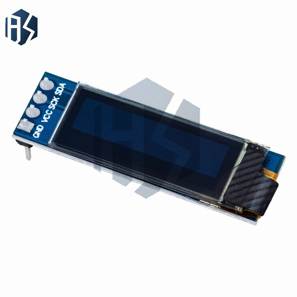 1PCS 0.91 inch OLED module 0.91" white blue OLED 128X32 OLED LCD LED Display module 0.91" IIC Communicate Zpaxo