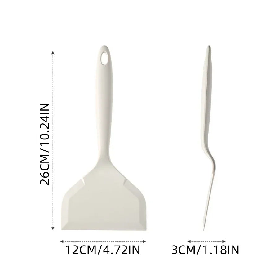 Silicone Heat Resistant Spatula Household Food Grade Non-stick Frying