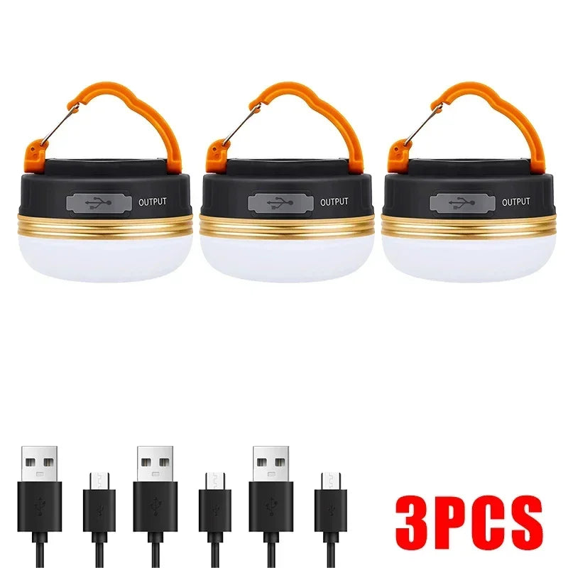10W COB+LED Camping Lantern – USB Rechargeable 1800mAh