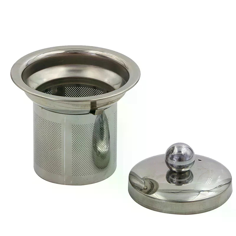 Stainless Steel Teapot Reusable Mesh Infuser Tea Strainer Leaf Spice Zpaxo