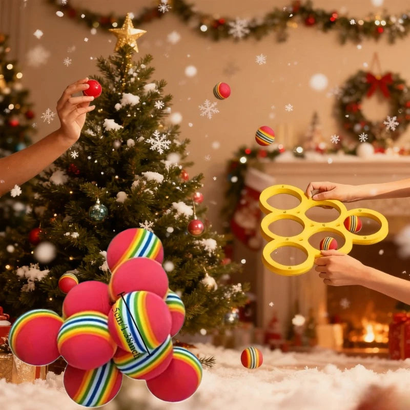 Christmas Sports Game Toy – Safe EVA Foam Ball for Kids 3–6 Kids Sports Toy Zpaxo