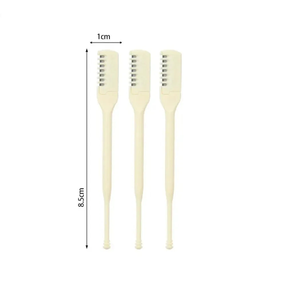 5PCS/10PCS Double Sided Nose Hair Trimmer 360 Degree Portable Nostril Cleaning Trimmer Reusable Nose Hair Scraper Hair Removal Zpaxo