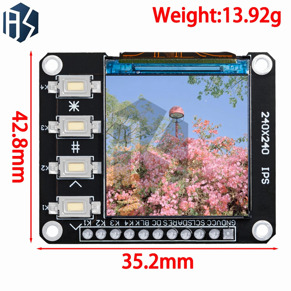0 96 1 3 44 8 TFT Display LCD ST7735 4p Button Arduino Zpaxo