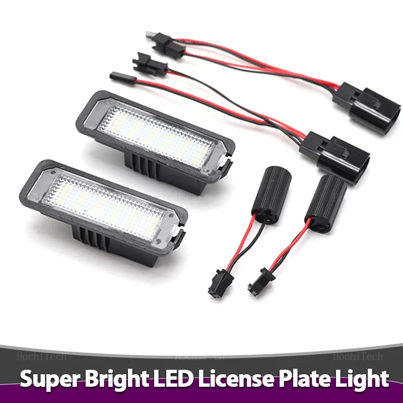 LED License Number Plate Light Lamp VW Passat B6 CC Eos Golf 4 5 6 7 Zpaxo